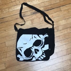 Skull flap satchel